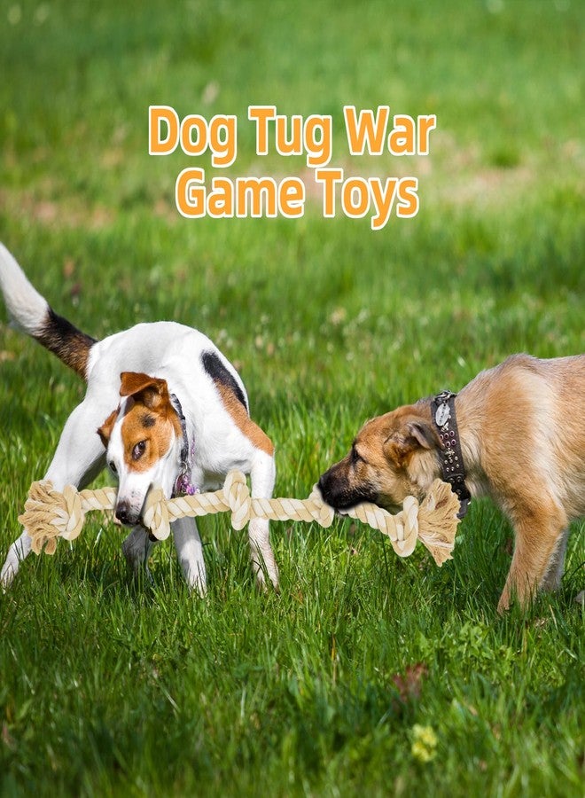 Bmag Dog Rope Toys for Aggressive Chewers, Tough Rope Chew Toys for Medium Large Dogs, Heavy Duty Tough Dog Tug of War Toy with 5 Knots for Teeth Cleaning - Image 5