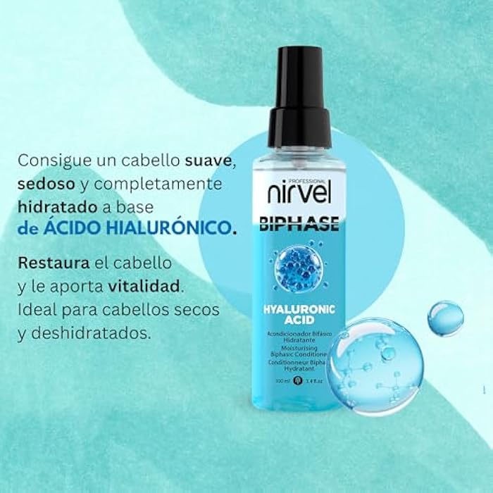 NIRVEL HYALURONIC ACID BIPHASE LEAVE-IN CONDITIONER TRAVEL SIZE - Image 3