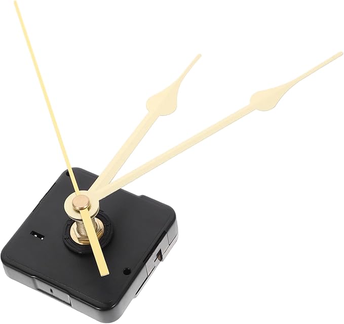 Golden Clock Hands Long Shaft Mechanism Replacement Precision DIY Wall Kit - Image 1