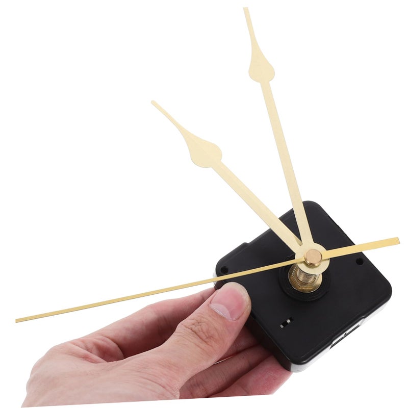 Golden Clock Hands Long Shaft Mechanism Replacement Precision DIY Wall Kit - Image 3