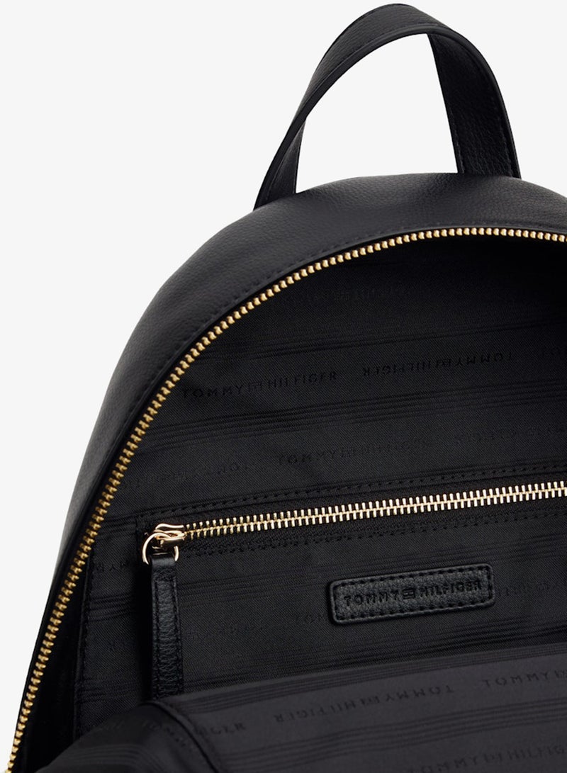 TOMMY HILFIGER Metallic Logo Pebble Grain Backpack Fits Upto 14" Laptop - Image 5