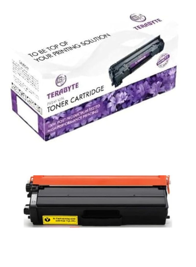 Terabyte تونر TN421 خراطيش تونر متوافقة مع Brother TN 423 TN 421 TN421 HL L8260CDW HL L8360CDW MFC L8690CDW MFC L8900CDW DCP L8410CDW DCP L8410CDN أصفر - Image 1