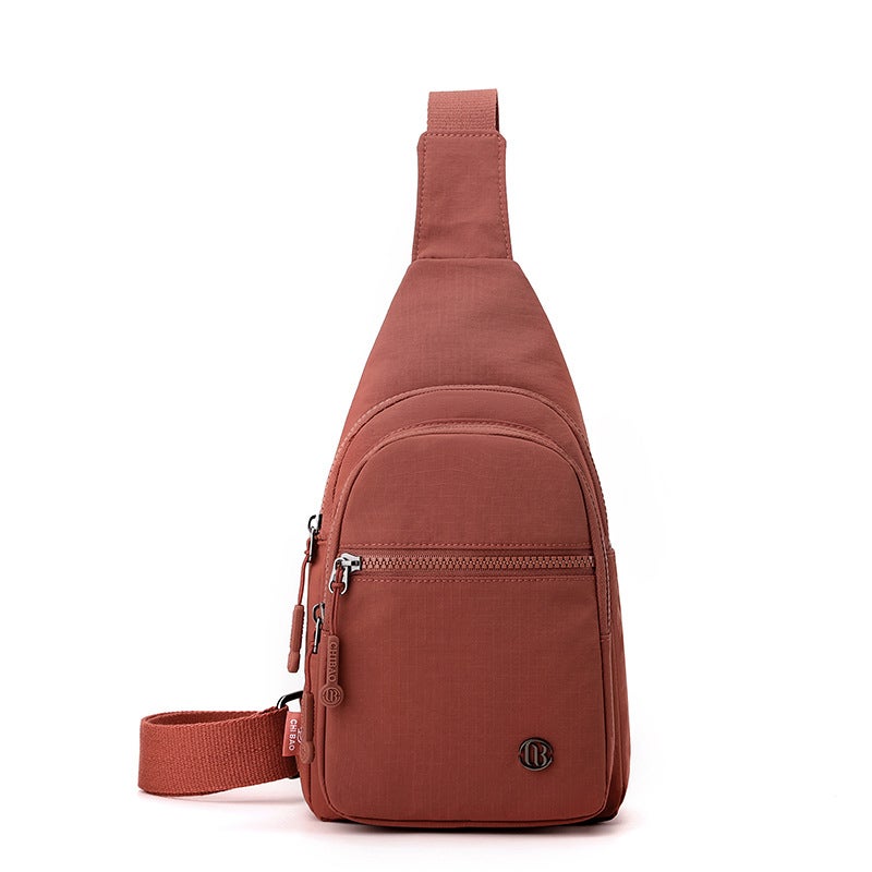 Chibao New Fashion Chest Bag Simple Fashion Nylon Shoulder Bag Large Capacity Sports Small Backpack 55269-Sf - Image 1