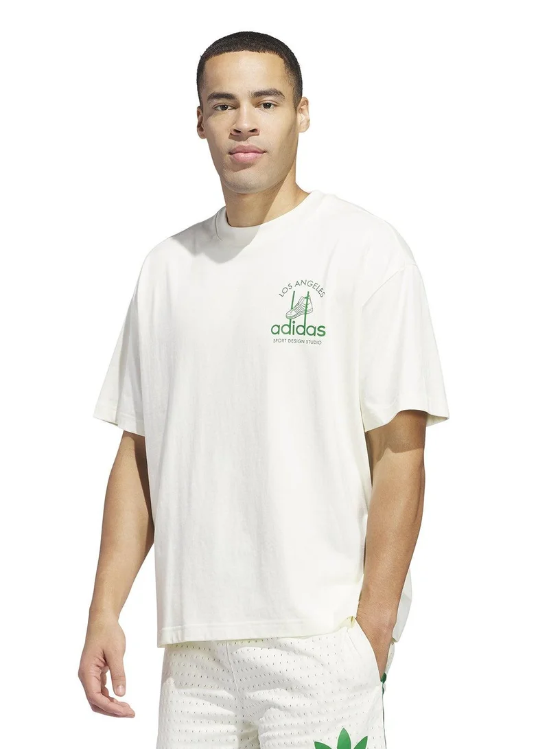 Adidas ADI SD JABBAR Beige Originals Unisex T-SHIRTS