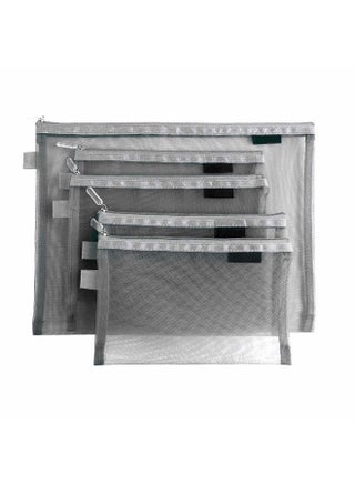 Clear Cosmetic Bags Zip Makeup Mesh Bags Pencil Case Pouch Travel Toiletry Kit Set Storage Case (Grey) - pzsku/Z623548E19993F0F4CF79Z/45/1743525143/d30ce395-591d-41b5-ba49-735ddccec0b7