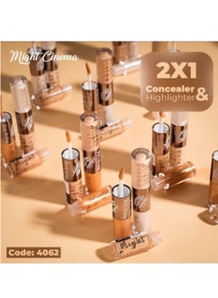 Might Cinema Might Cinema Highlighter + Concealer 2 X 1 - No: 103  - Image 3