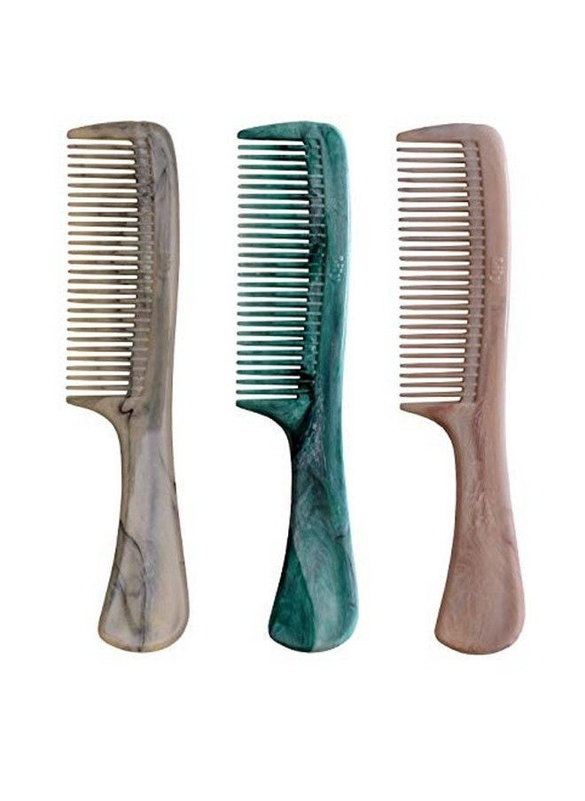 Men's;Women's Grooming Marble Handle Hair Combs Pack of 3 - pzsku/Z6235633381E6E95855BDZ/45/_/1662633586/b5aebbaf-f5ca-401b-8753-a9e456405963