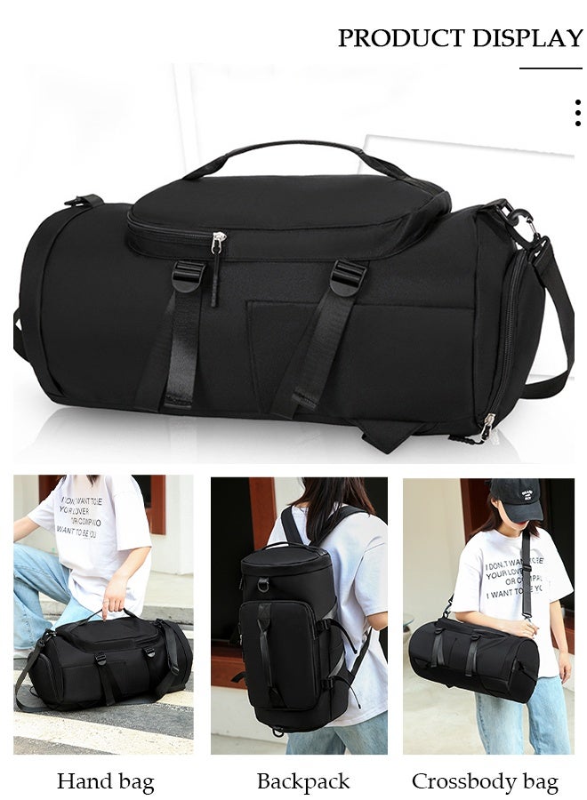 DUNISO Sports Gym Bag with Wet Pocket & Shoes Compartment, Travel Backpack Weekender Overnight Bag for Travel Gym Yoga Travel Duffel Bag for Men and Women Lightweight - Image 5