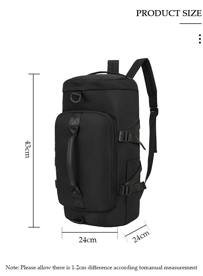 DUNISO Sports Gym Bag with Wet Pocket & Shoes Compartment, Travel Backpack Weekender Overnight Bag for Travel Gym Yoga Travel Duffel Bag for Men and Women Lightweight - Image 2