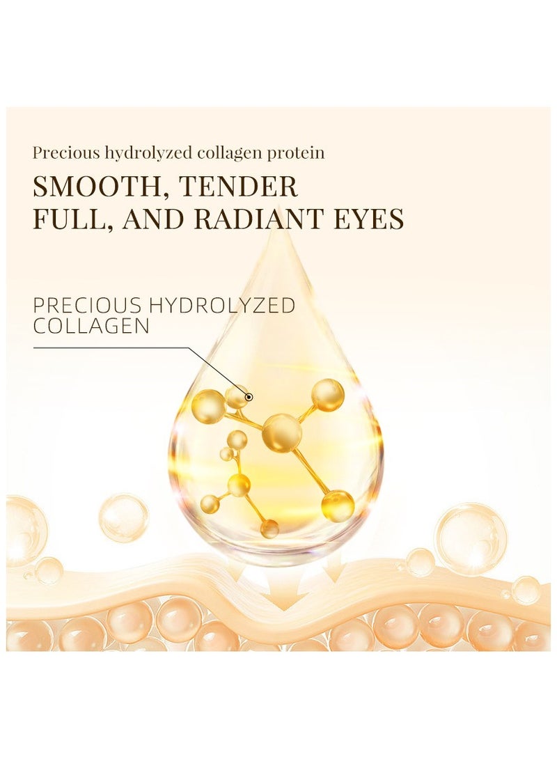 SEOMOU 60 Pcs Supplement Collagen Eye Mask(30 Pairs)| Under Eye Patches for Eye Bags & Anti-Aging Treatment | Reduces Dark Circles,Puffiness,Wrinkles | Hydrogel Eye Patch | Under Eye Mask Set - Image 2