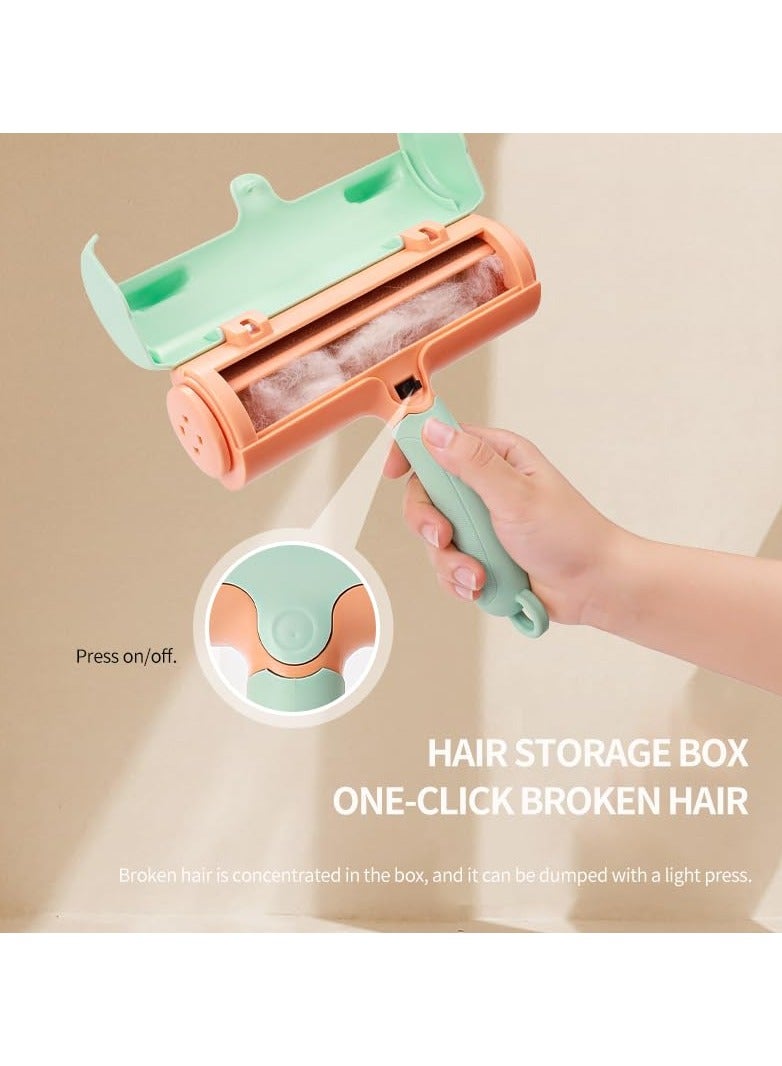 SYOSI Pet Hair Remover Roller, Reusable Lint Roller Furniture Hair Removal Fur Roller Lint Roller Pet-friendly Lint Roller Sticky Lint Rollers Effortless Dog Hair Cleaner for Clothes, Pet Hairs, Carseats - Image 3