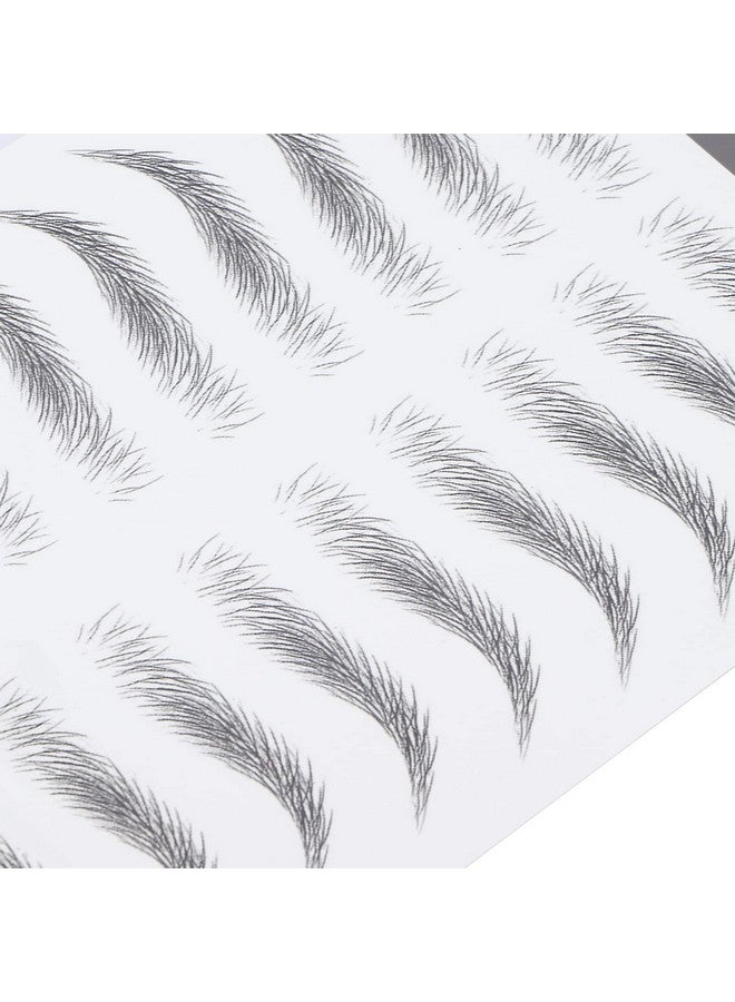 Filfeel 6D Eyebrow Sticker Professional Waterproof Eyebrow Transfer Sticker Eyebrow Makeup Tool for Women and Girls (Black)(BLACK-01) - Image 5