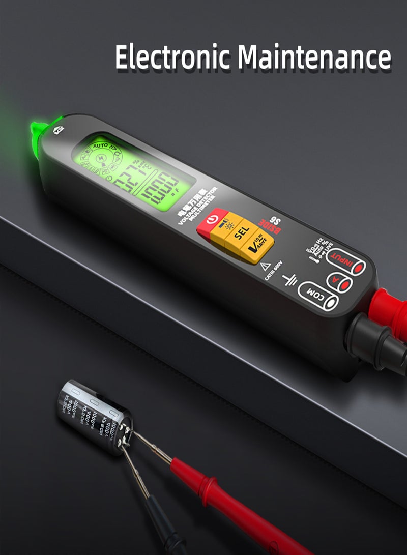 BSIDE S6 Digital Multimeter Professional Voltage Resistance Frequency Capacitance Measurement Tester Digital Backlight Display Multitester NCV Voltage Detector True RMS Tester - Image 3