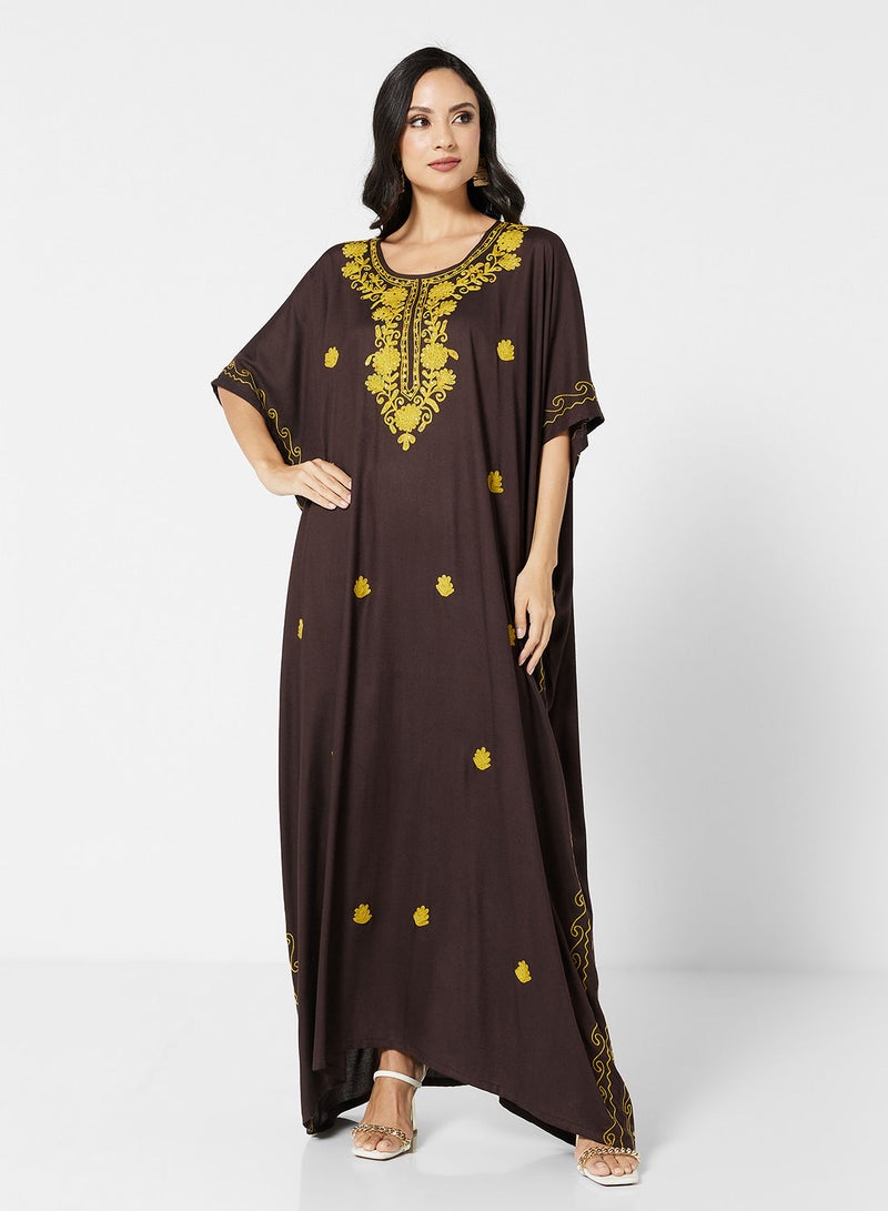 ARABIAN CLOSET EMBROIDERED KAFTAN  - Image 4