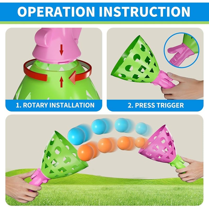 Bennol 4 Pack Outdoor Game Toys for Kids Boys with 20 Balls Pop Pass Catch Ball Game Outside Toys Gifts for 3 4 5 6 7 8+ Year Old Boys Kids Outside Outdoor Gifts for Ages 3-5 4-8 - Image 5