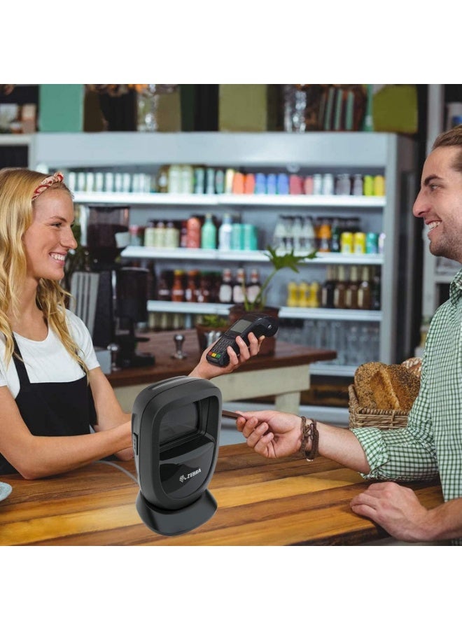 Zebra DS9308 Presentation Barcode Scanner 1D 2D Omni Directional QR Image Reader Black for Barcode Display and Scanning Printed (DS9308-SR4U2100AZY) - Image 2
