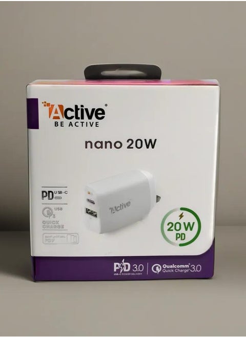 20W USB and PD Port Mobile Charger Power Your Devices with Speed and Efficiency