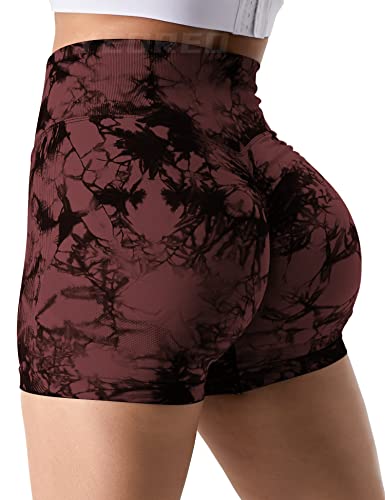 YEOREO Professional Women Workout Shorts 3.6" Scrunch Shorts Seamless High Waisted Contour Gym Yoga Biker Shorts - Image 5