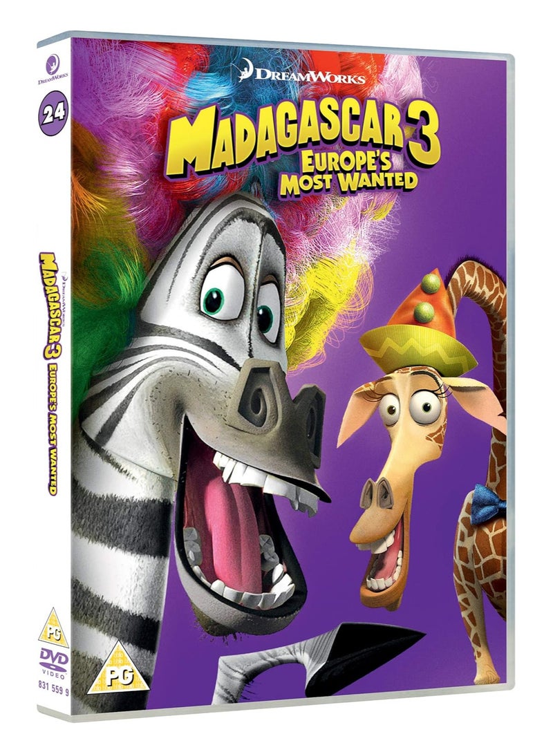 مدغشقر ٣ يوروب موست وونتد - ديفيدي