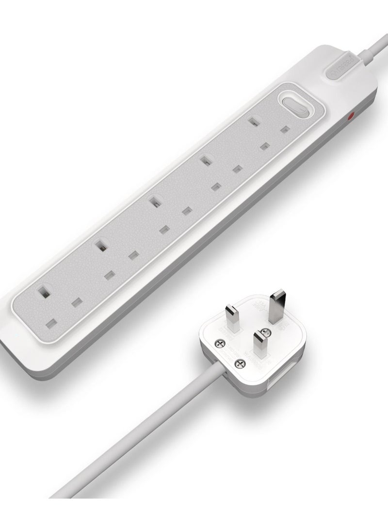 Rafeed - RAFEED Extension Cord With Master Switch 3 Meter 5 Socket 3250W (WA30012) - Image 1
