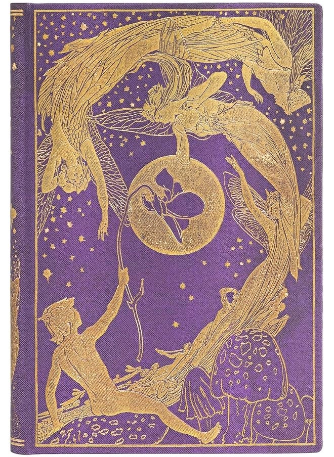erorex Lang'S Fairy Books Violet Fairy Mini Plain Notebook  - Image 1