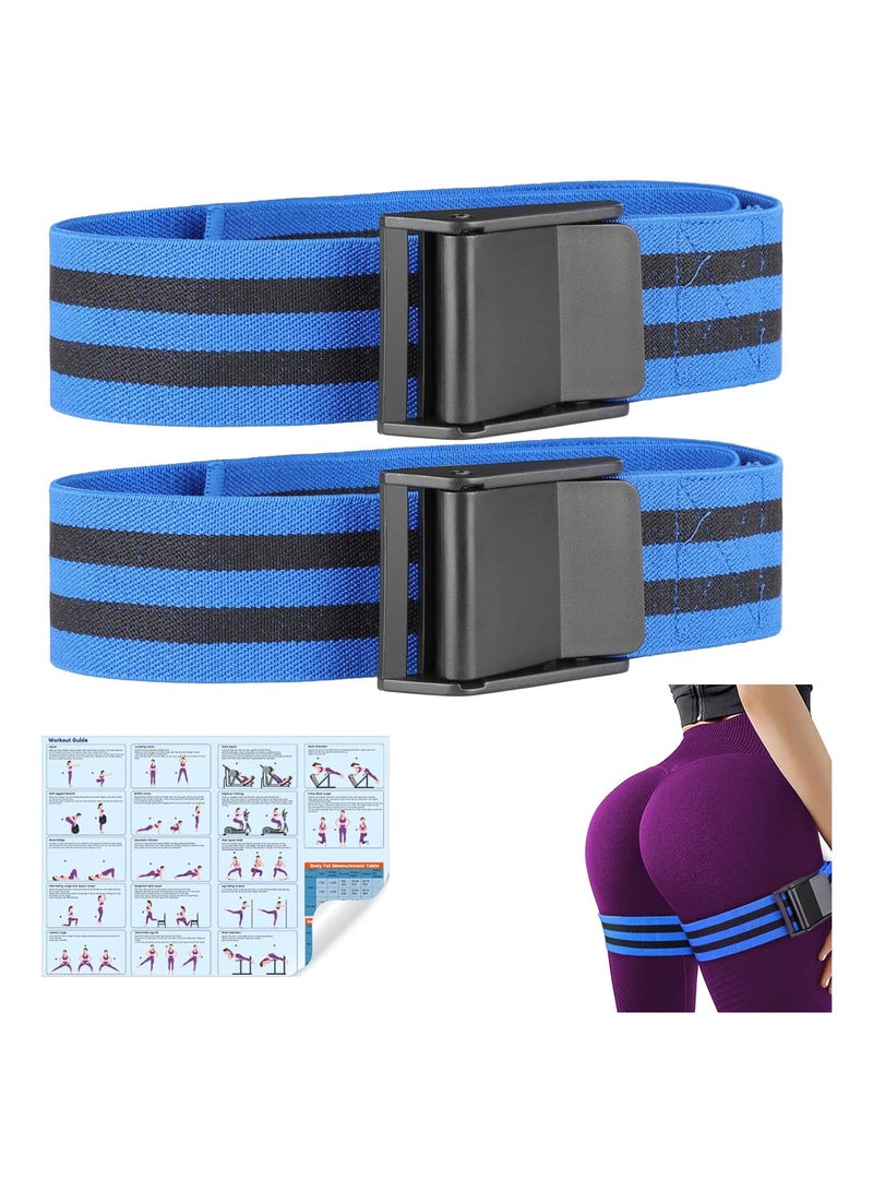 RATSAW Women's Hip Blood Flow Restriction Band Blood Flow Occlusion Fabric Resistance Band Adjustable Muscle Taining Band For Hip, Fitness Thigh and Squat Exercises  - Image 1