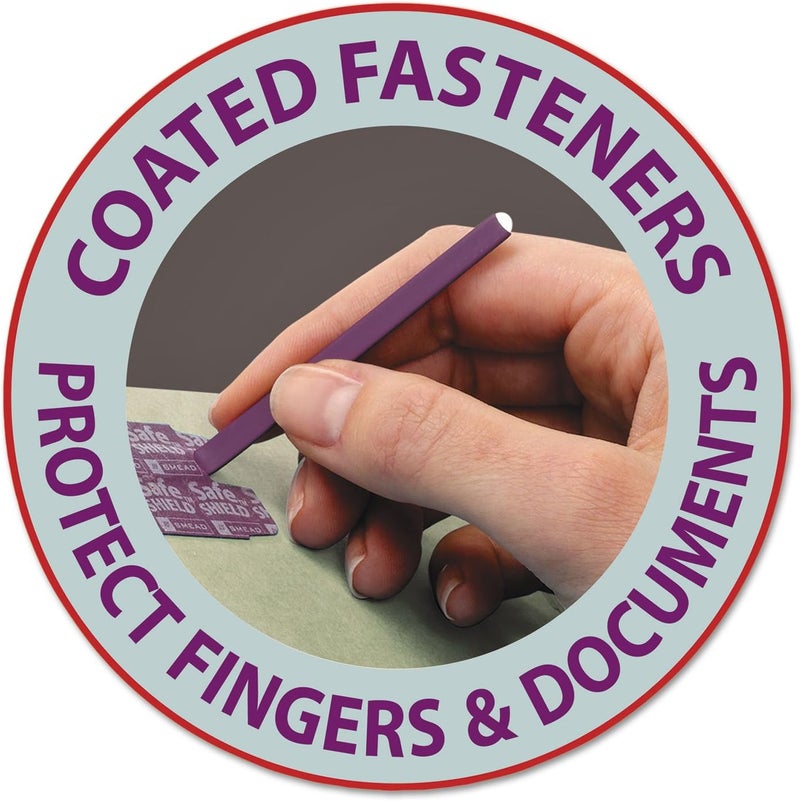 Smead Pressboard Classification File Folder with SafeSHIELD Fasteners, 1 Divider, 2" Expansion, Letter Size, Gray/Green, 10 per Box - Image 5