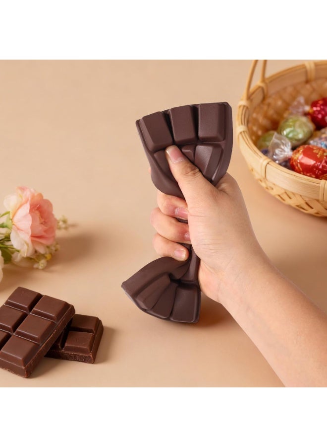Galaxy Toys Chocolate Bar Squishy Stress Toy Soft Slow Rebound Squeeze Toy for Kids & Adults - Image 1