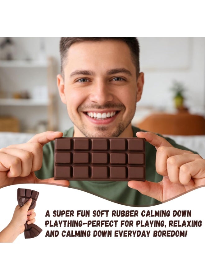 Galaxy Toys Chocolate Bar Squishy Stress Toy Soft Slow Rebound Squeeze Toy for Kids & Adults - Image 4