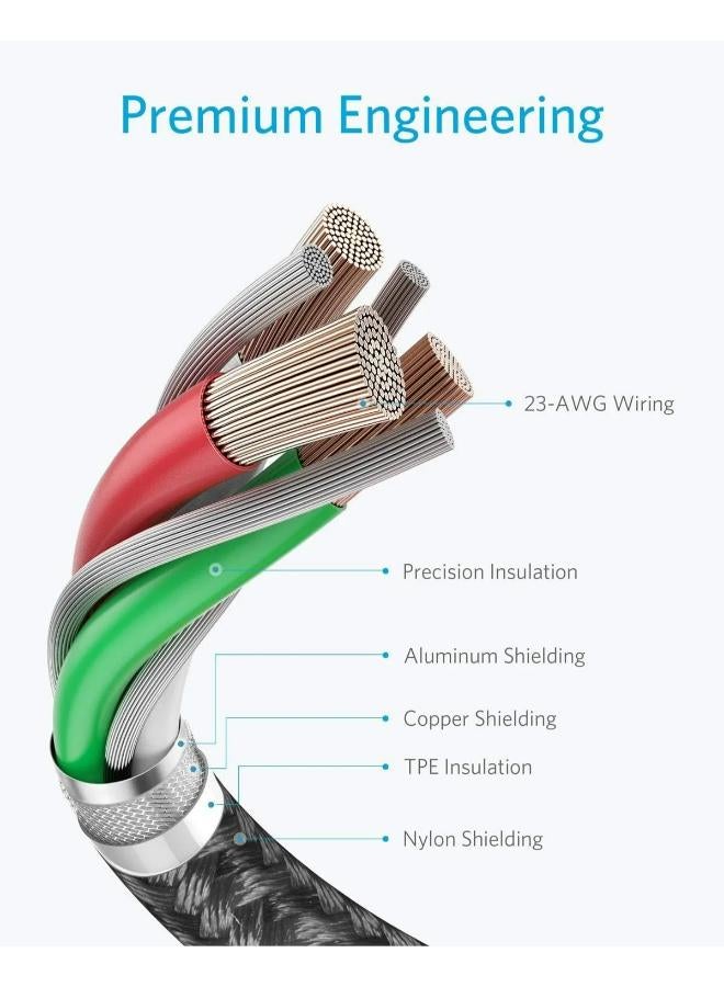 Anker Nylon Cable USB-A to USB-C - 6ft , 60 W , fast Charging - Image 3