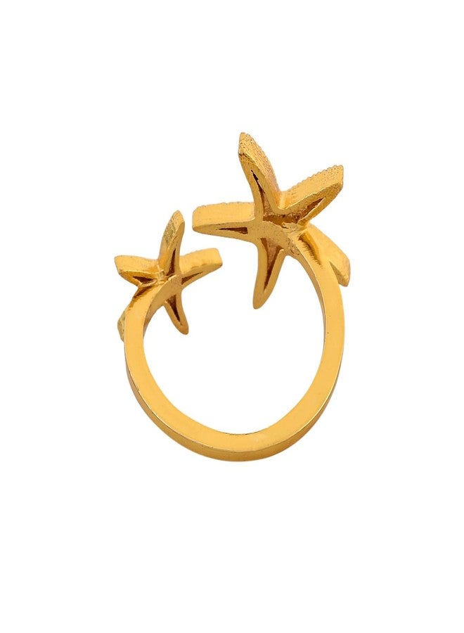 VOYLLA Hawaii Starfish Open Finger Ring, Statement Rings For Women, Boho, Vacation, Travel - Image 5