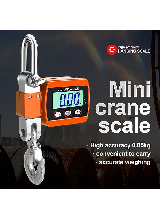 Generic LCD Digital Display Crance Scale 0.05-500kg Portable Industrial Electronic Heavy Duty Weight Hook Crane with Unit Change Function  - Image 4