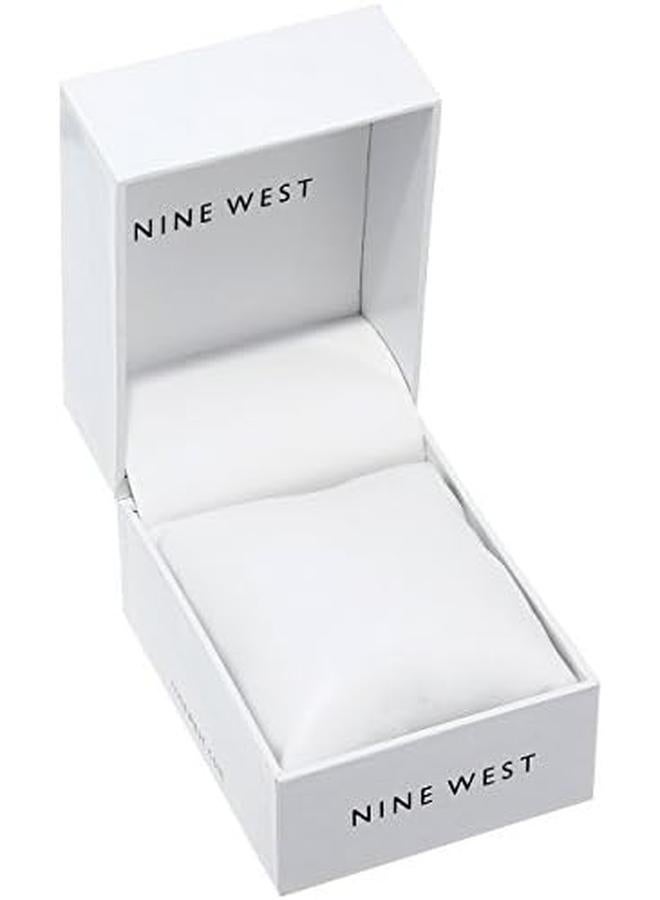 ناين ويست ساعة نسائية بسوار مرصع بالكريستال - Image 3