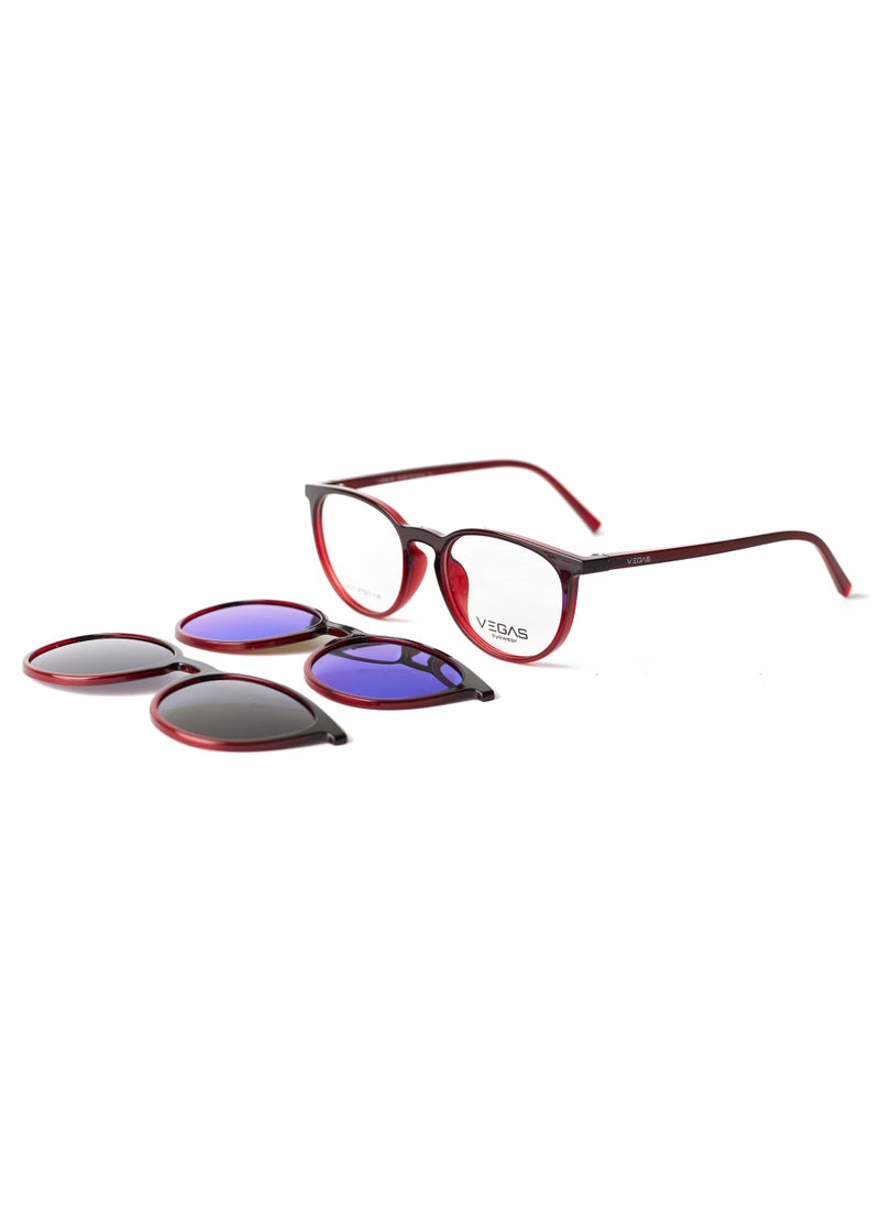 VEGAS KIDS Clip-on VEGAS V2027k - Maroon  - Image 1