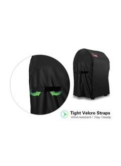 KingKong Kingkong 7105 Premium Cover for Weber 210 Series Gas Grills with Both Collapsed (Not Fit for Spirit II E-210), Black  - Image 4