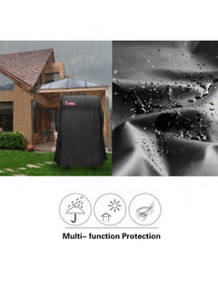 KingKong Kingkong 7105 Premium Cover for Weber 210 Series Gas Grills with Both Collapsed (Not Fit for Spirit II E-210), Black  - Image 3