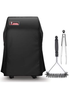 KingKong Kingkong 7105 Premium Cover for Weber 210 Series Gas Grills with Both Collapsed (Not Fit for Spirit II E-210), Black  - Image 1