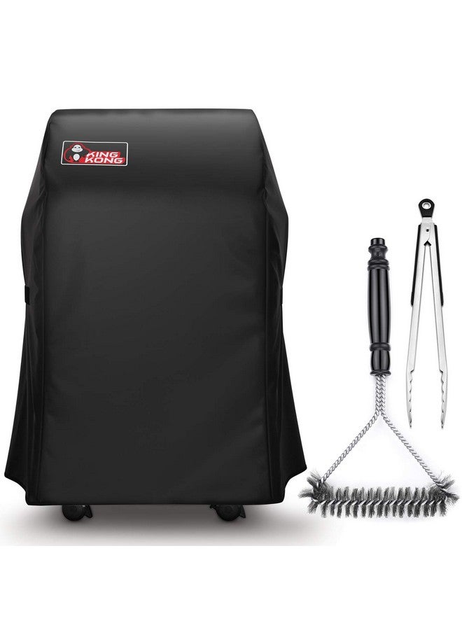 KingKong Kingkong 7105 Premium Cover for Weber 210 Series Gas Grills with Both Collapsed (Not Fit for Spirit II E-210), Black  - Image 1
