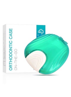 Press-to-Open Retainer Case Retainer Container Partial Denture Box for Dentures, Clear Braces, Mouth Guard, Night Guard and Retainers
