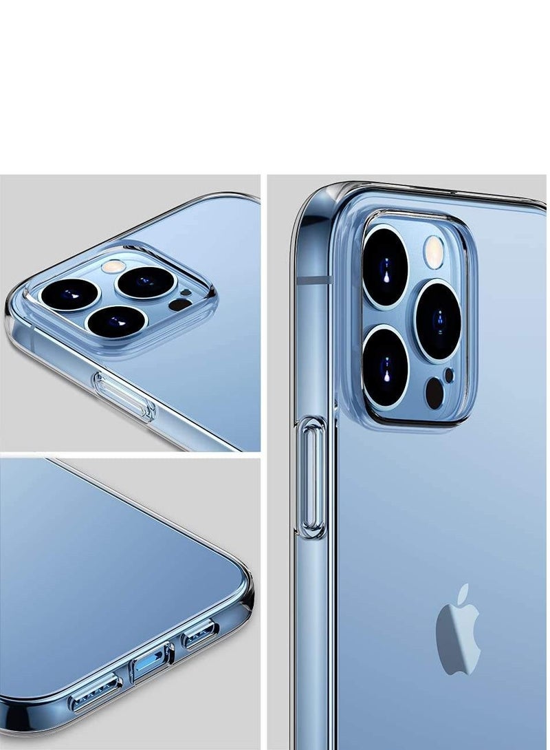 جراب iPhone 14 Pro Max مقاس 6.7 بوصة رفيع ومقاوم للخدش وغطاء واقٍ شفاف من الكريستال TPU - Image 2