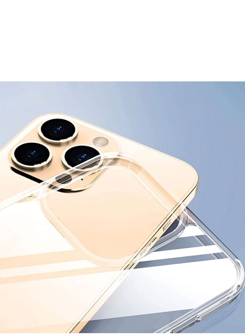 جراب iPhone 14 Pro Max مقاس 6.7 بوصة رفيع ومقاوم للخدش وغطاء واقٍ شفاف من الكريستال TPU - Image 5