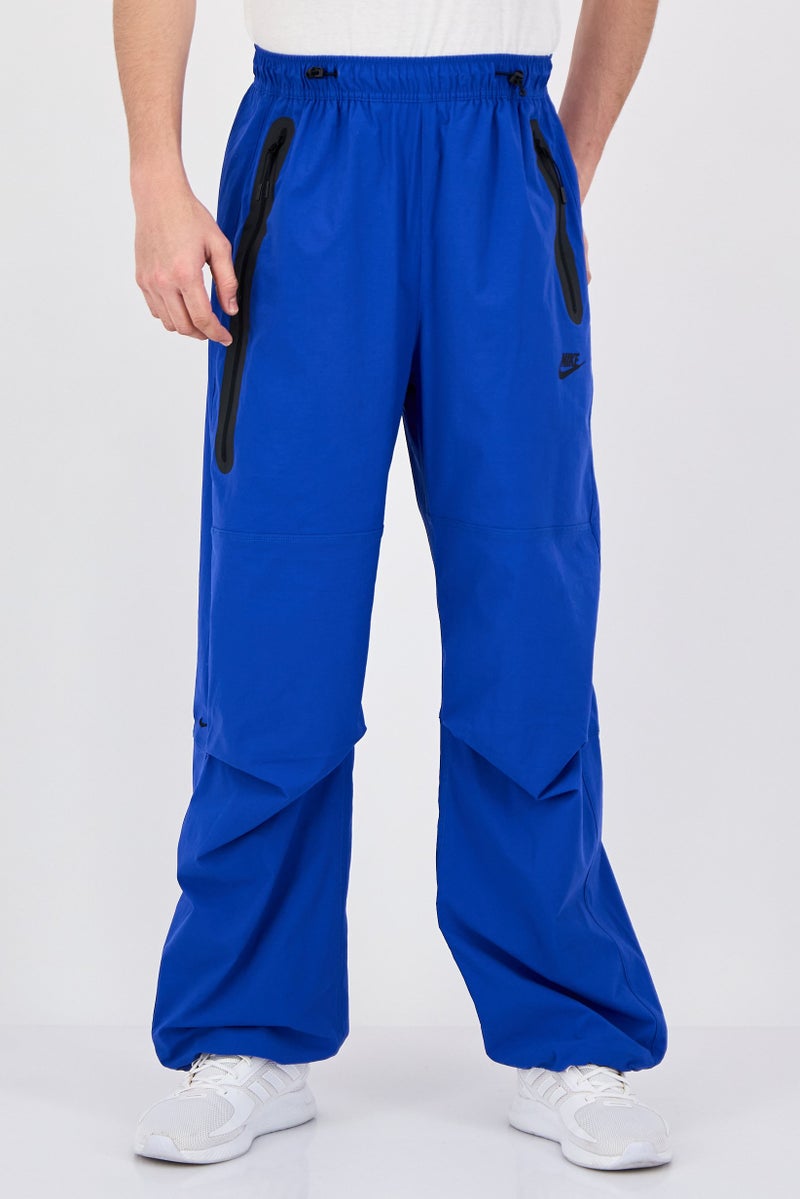 Nike Men Oversized Fit Brand Logo Training Track Pants, Royal Blue - Image 2