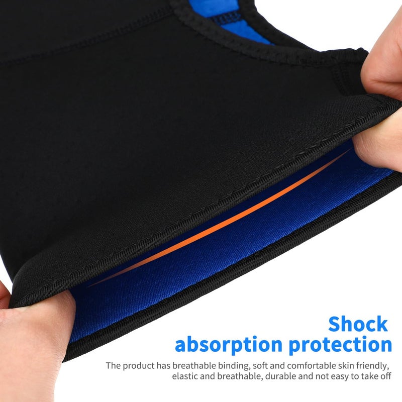 EXCEART SBR Double Shoulder Brace - Double Shoulder Support Wrap Protector Shoulder Strap Brace for Outdoor Hiking Lifting Sports - Image 4