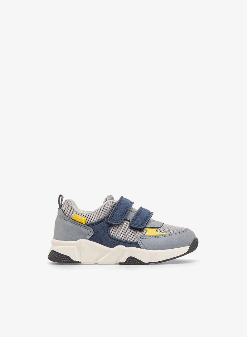 Barefeet Boys Colourblock Hook & Loop Sneakers