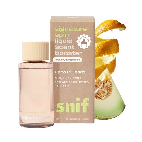 Snif Signature Spin Scent Booster Classic Clean and Crisp Scent 25 Loads NonIrritating to Skin Clean NonToxic Vegan Cruelty Free 85oz - Image 1