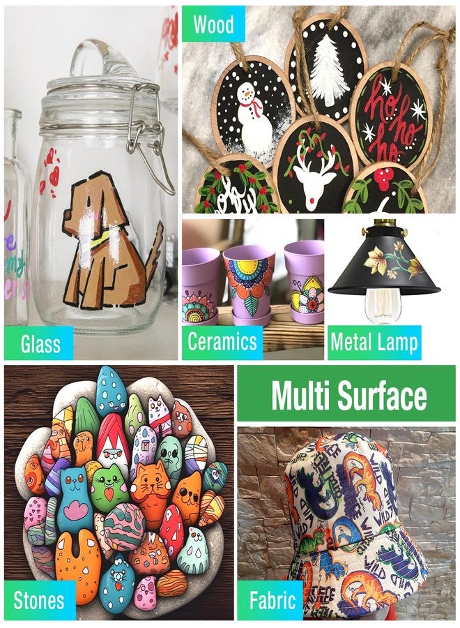 DAPAWIN Paint Pens Paint Markers - 24 Count Permanent Markers for Rock - Image 5