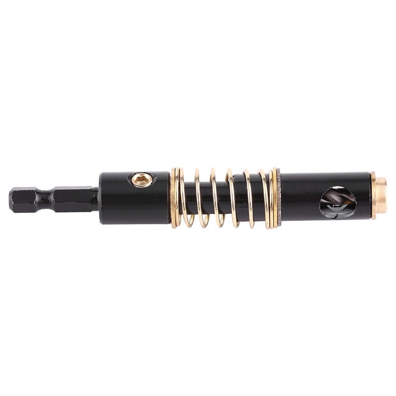 Hilitand 1/4" Black Hinge Drill Bits Reaming Drilling Wood Plastic Hex Shank for Woodworking (5mm) - Image 4