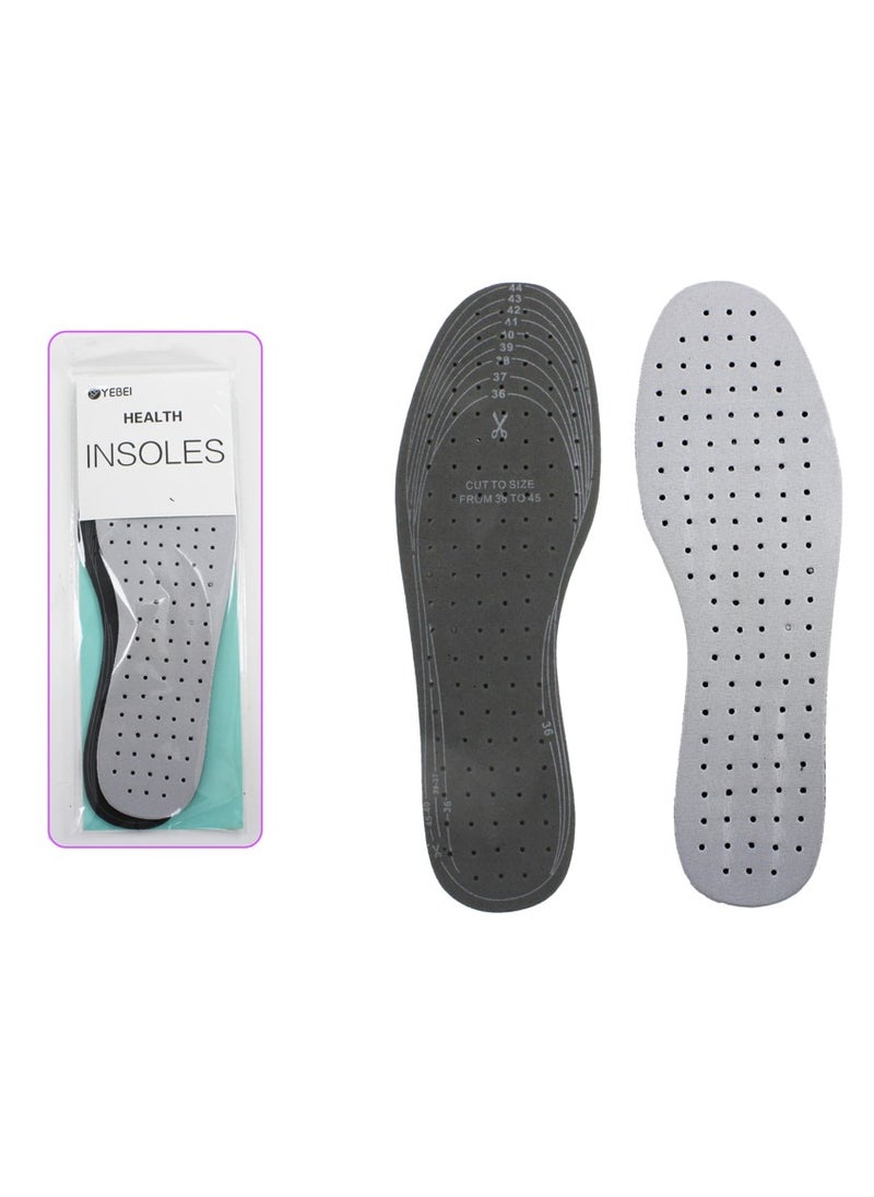 AL QADAH - Inner Soles Customizable Sizes 36 to 45 on Card Elevate Comfort with Personalized Footwear Support - Image 1