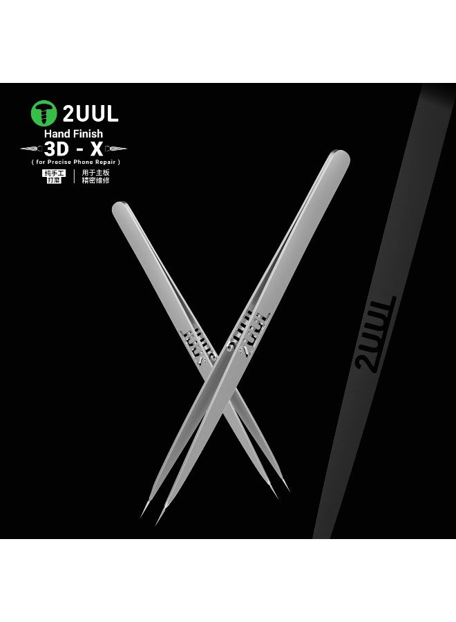 تو يو يو ال ملقط 2UUL TW02 3D-X تشطيب يدوي دقيق لصيانة الهواتف والإلكترونيات - Image 3