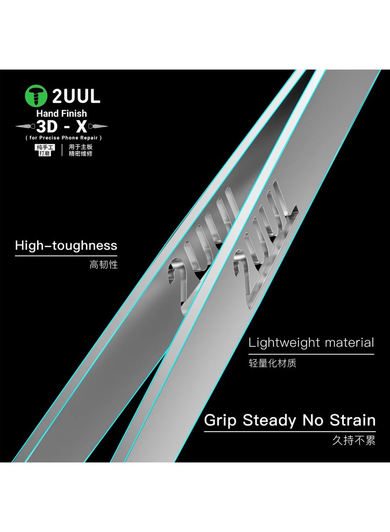 تو يو يو ال ملقط 2UUL TW02 3D-X تشطيب يدوي دقيق لصيانة الهواتف والإلكترونيات - Image 5